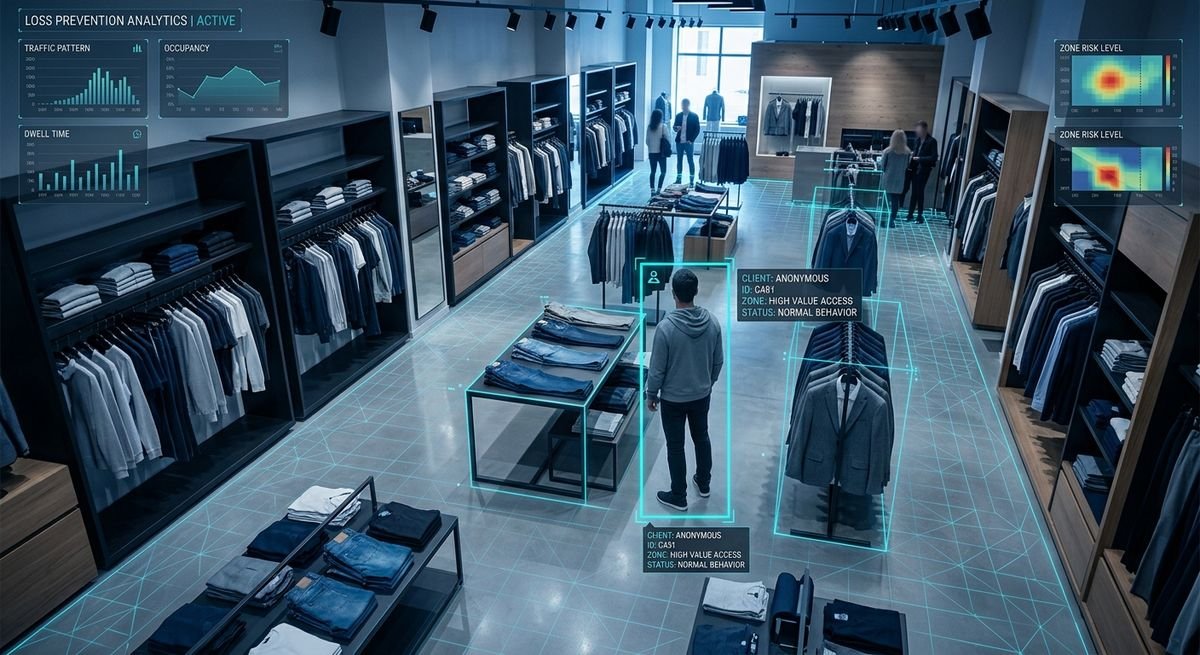 Analítica de IA para prevención de pérdidas y mermas en tiendas retail